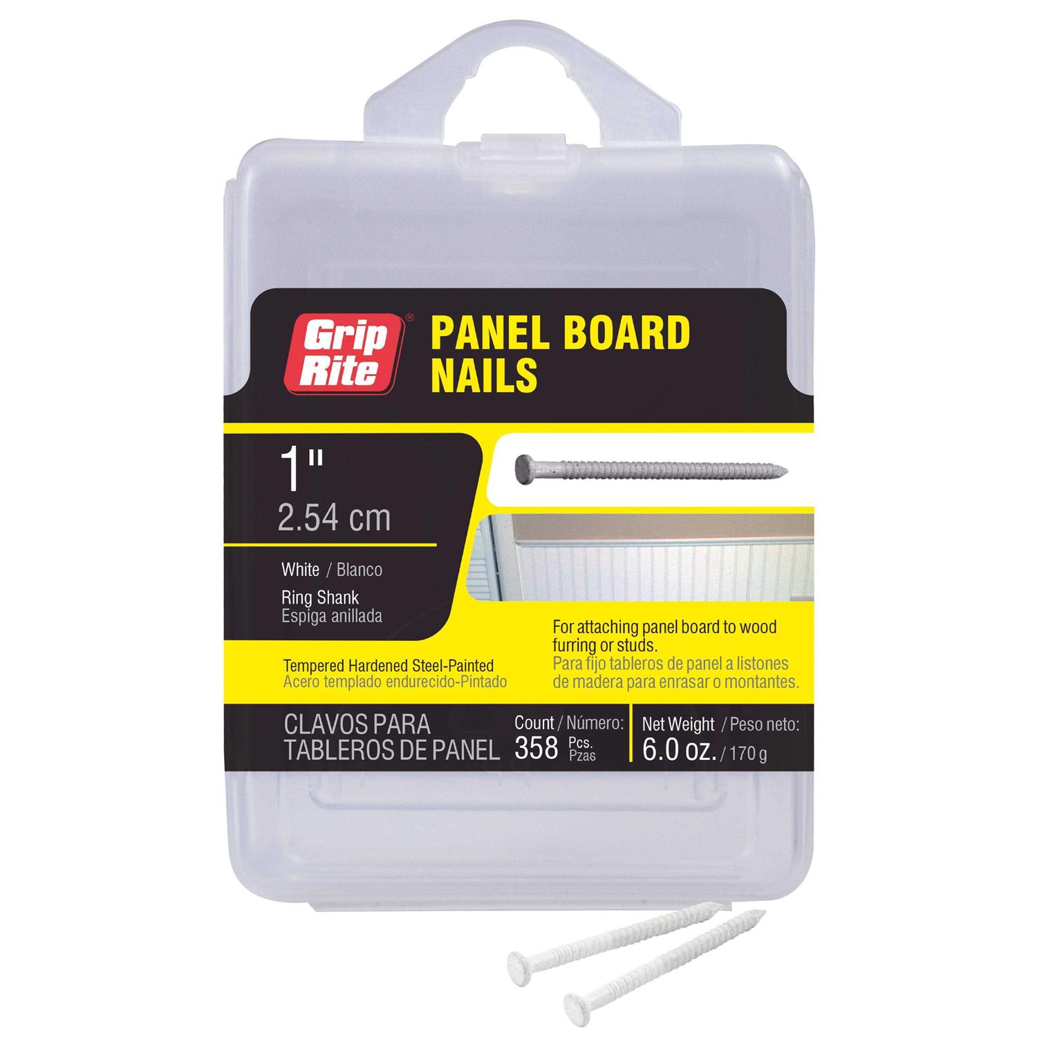 Grip-Rite 1-in 16.5-Gauge Coated Panel Board Nails - Cheap Fitting