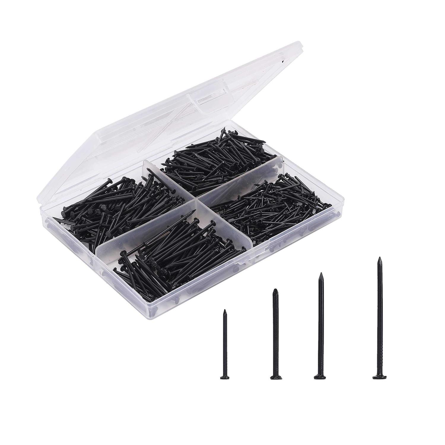 Mr. Pen Nail Assortment Kit 600 Pcs 4 Sizes Small Nails - Cheap Fitting