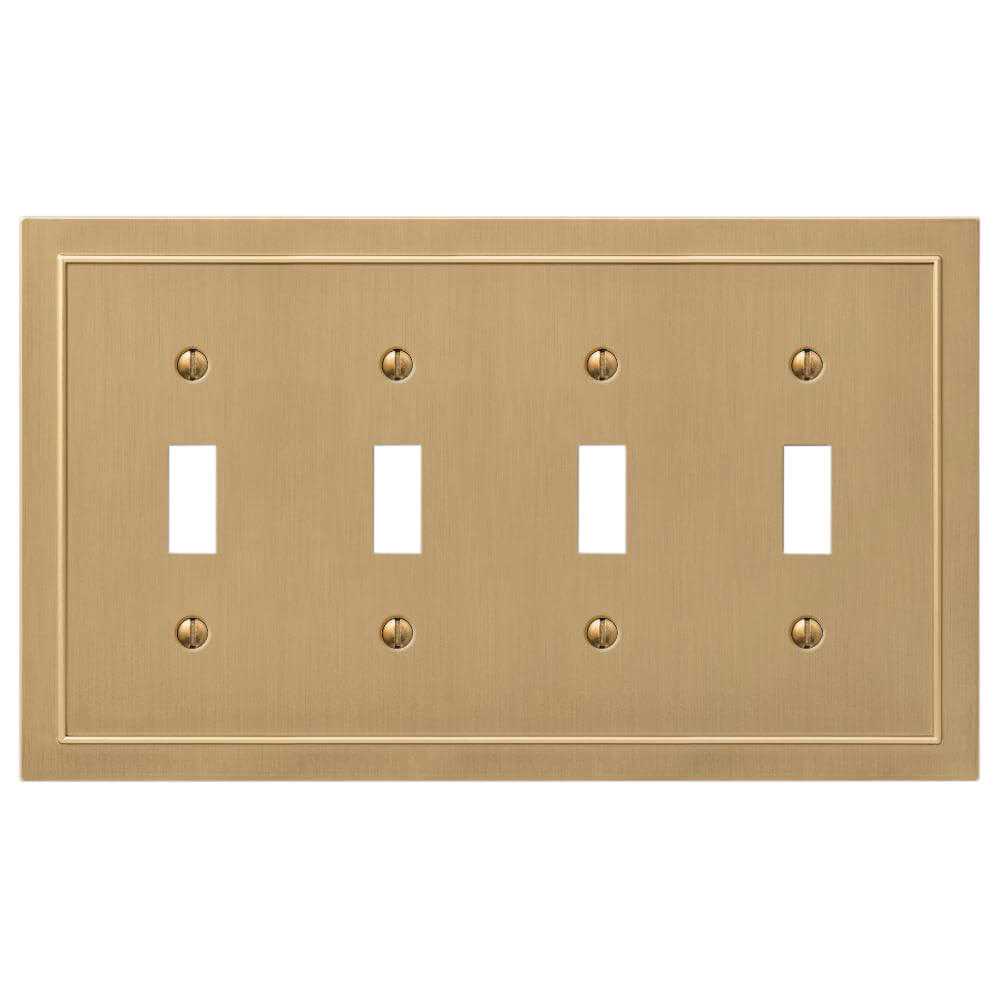 Amerelle 57rbz Bethany Wallplate 1 Rocker - Cheap Fitting