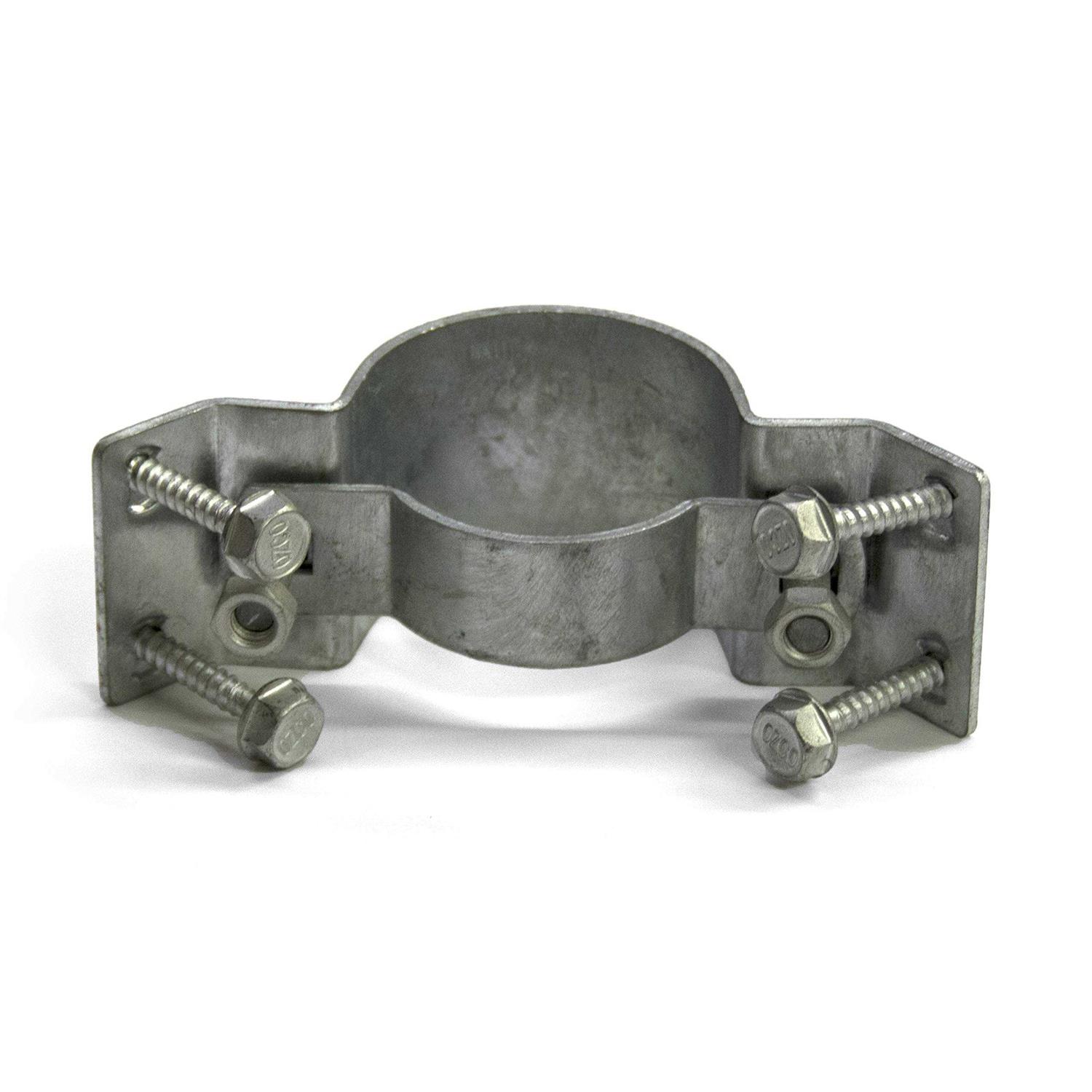 Oz-Post WAP-OZ 2-3/8 in. Galvanized Steel to Wood Fence Bracket with Inside 90° for Full Wrap - Cheap Fitting