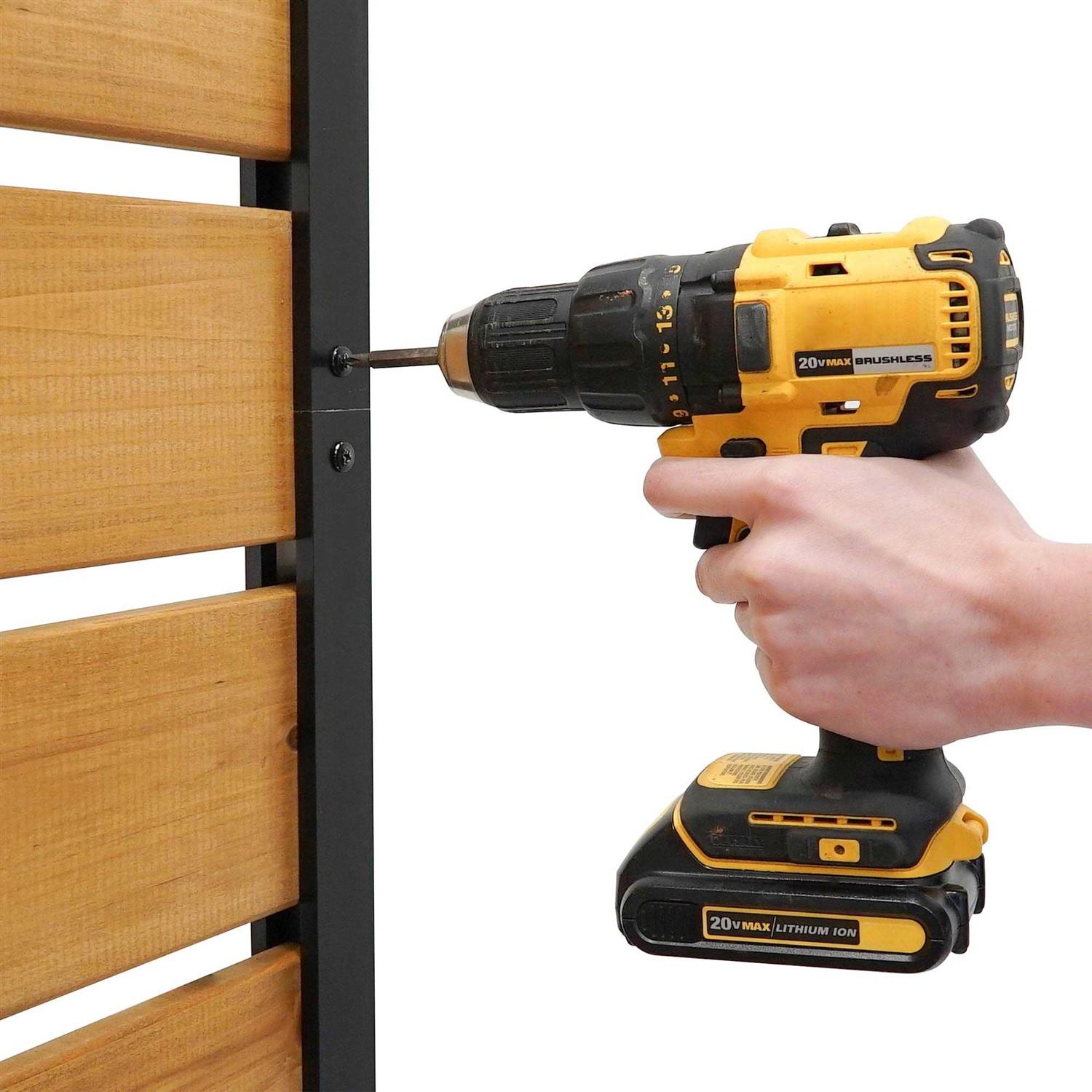 5 ft. H x 3.2 ft. W Concord Wood Privacy Screen Enclo - Cheap Fitting