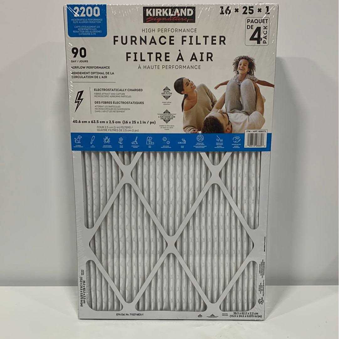 Kirkland Signature 2200 High Performance Furnace Filters - Cheap Fitting