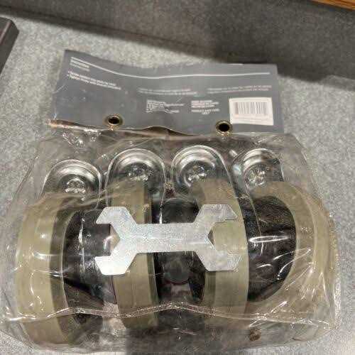 Style Selections 4 Rubber Swivel Caster LC4RC - Cheap Fitting