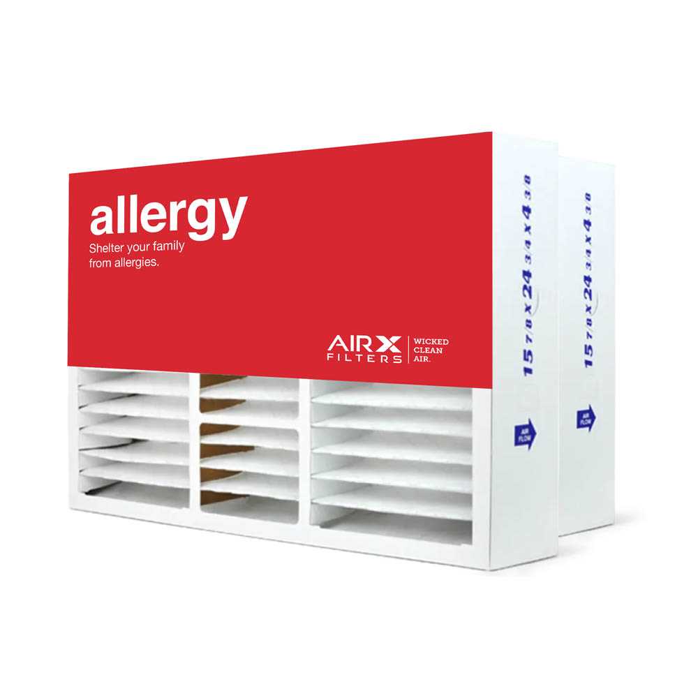 4pk 16x25x5 MERV 11 CF408F1625E Air Filter Replacement by AIRx - Cheap Fitting