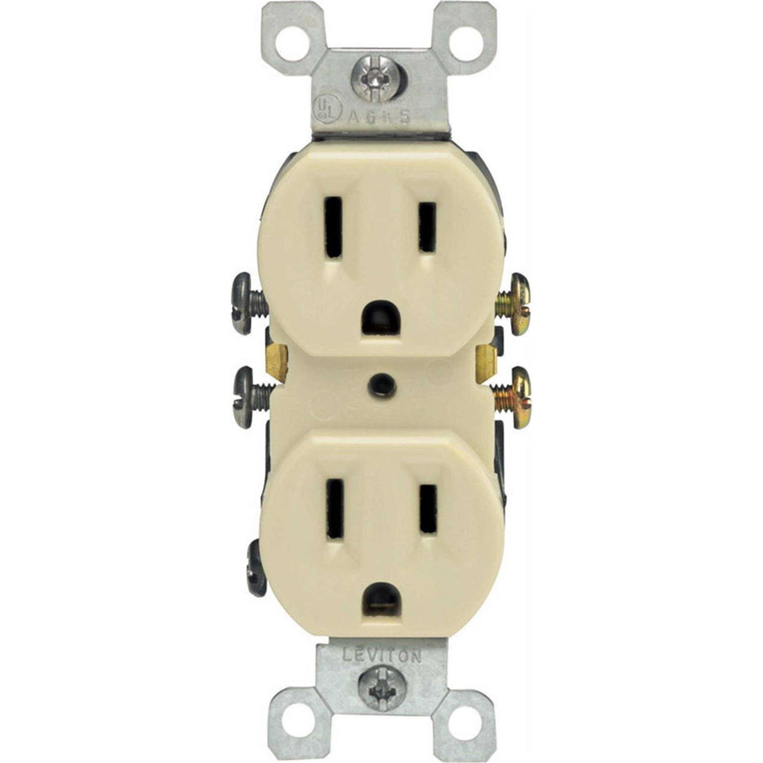 Leviton Duplex Receptacle Ivory 5320-ICP - Cheap Fitting