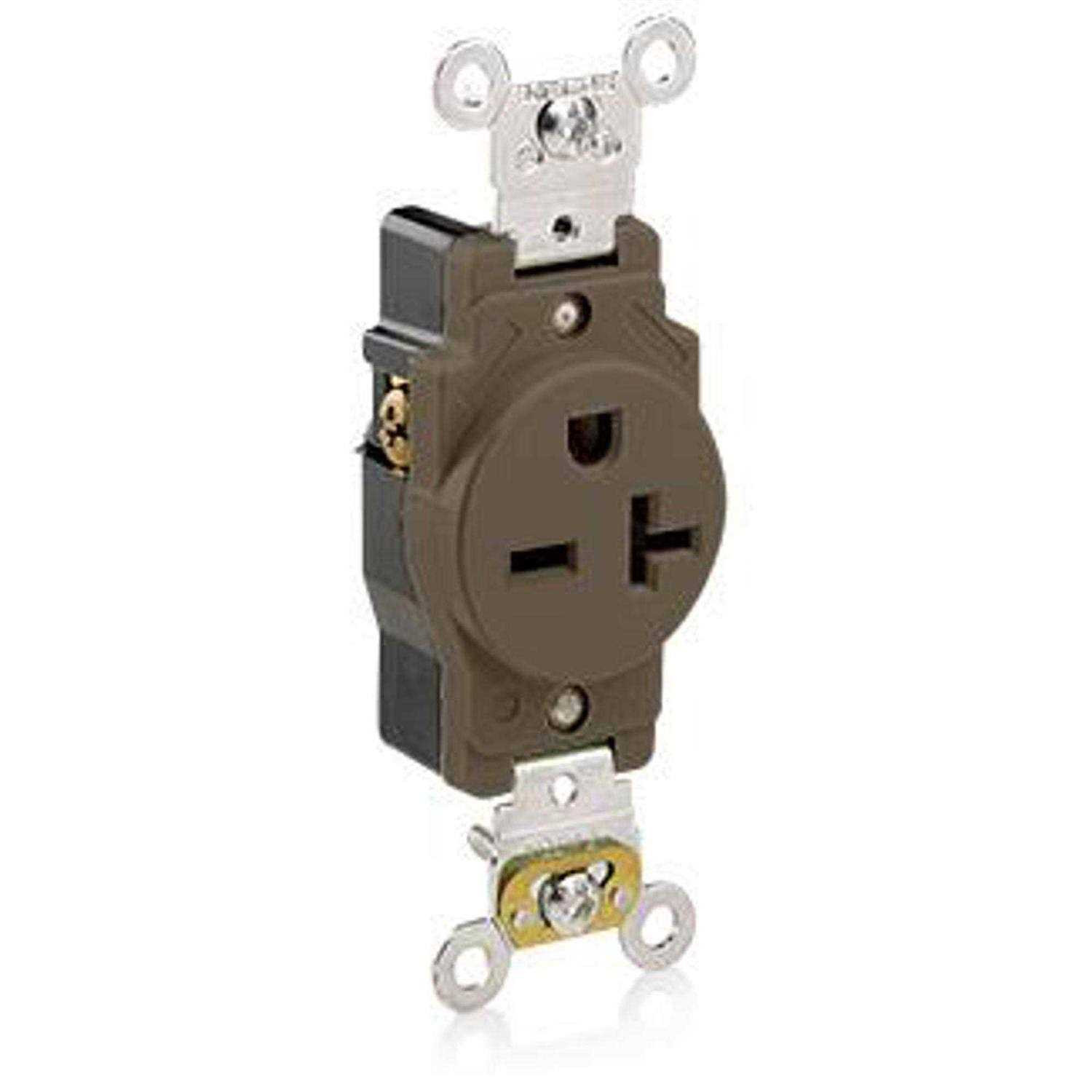 Leviton 5461 Industrial Grade Single Receptacle - Cheap Fitting
