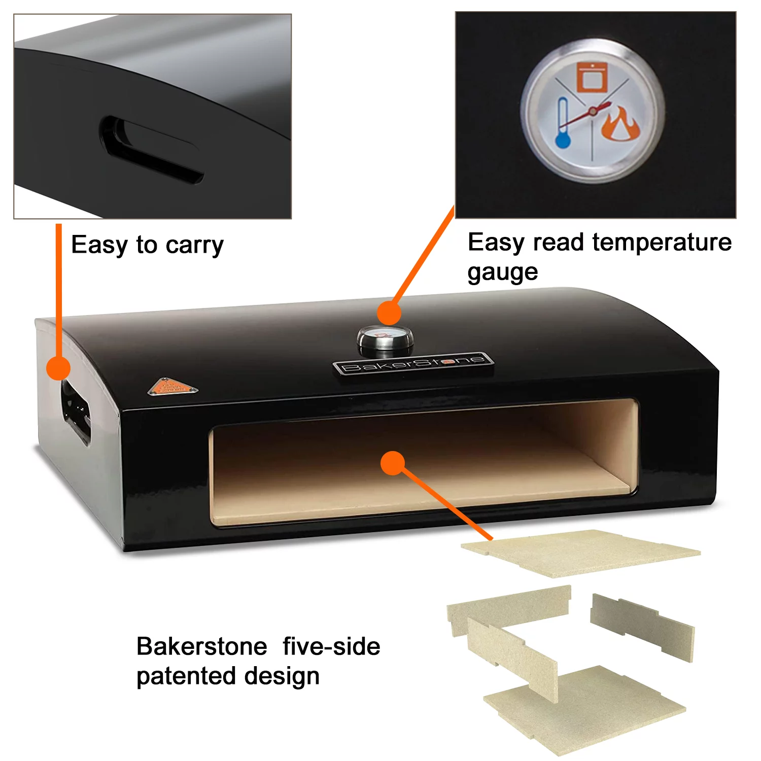 BakerStone Original 15 Grill-Top Pizza oven Box - Cheap Fitting