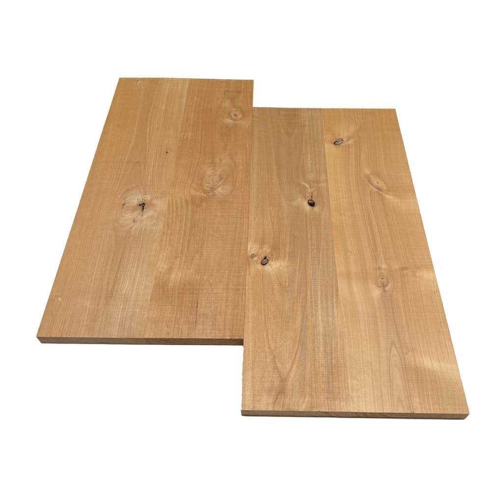 Swaner Hardwood 1 in. x 2 ft. Knotty Alder S4S Board - Cheap Fitting