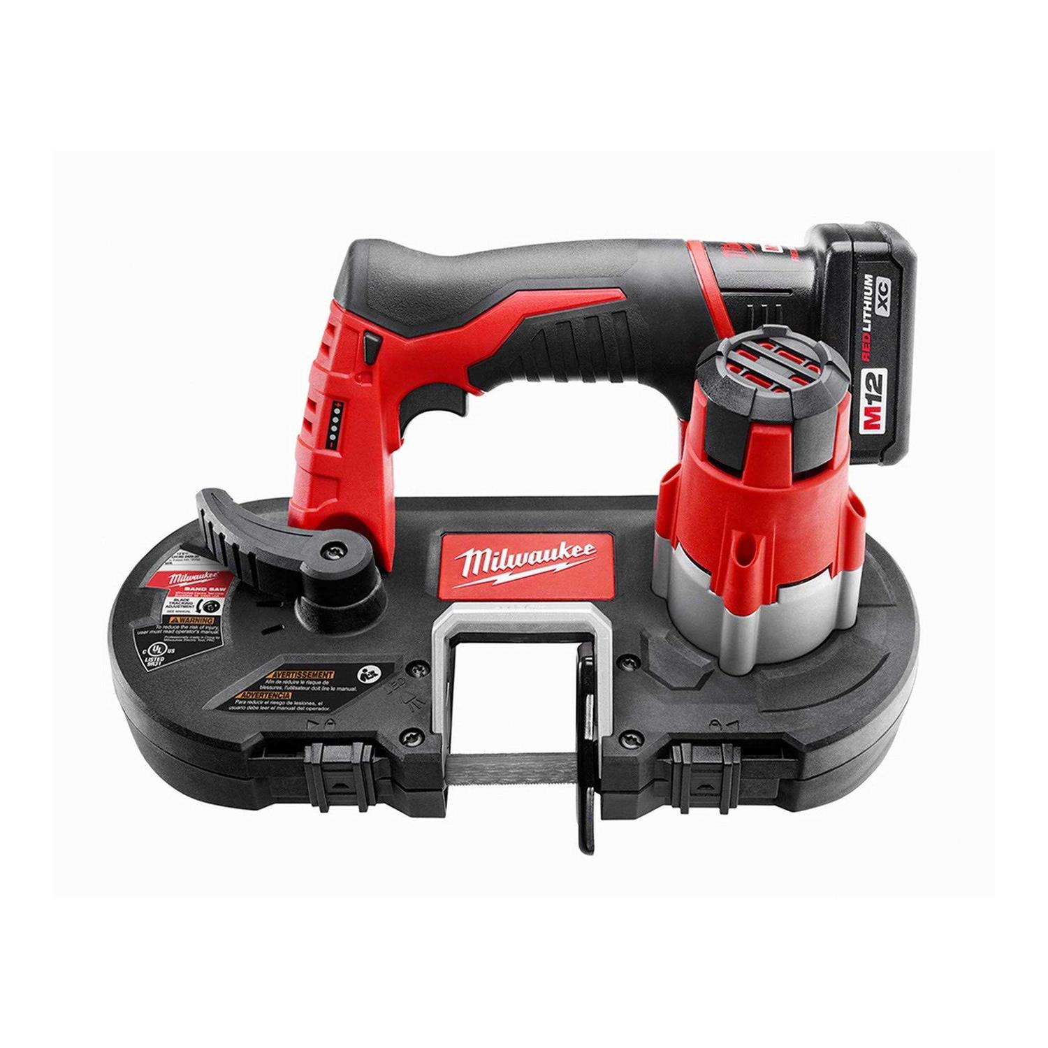 Milwaukee 2429-21XC M12 Cordless Sub-Compact Band Saw Kit - Cheap Fitting