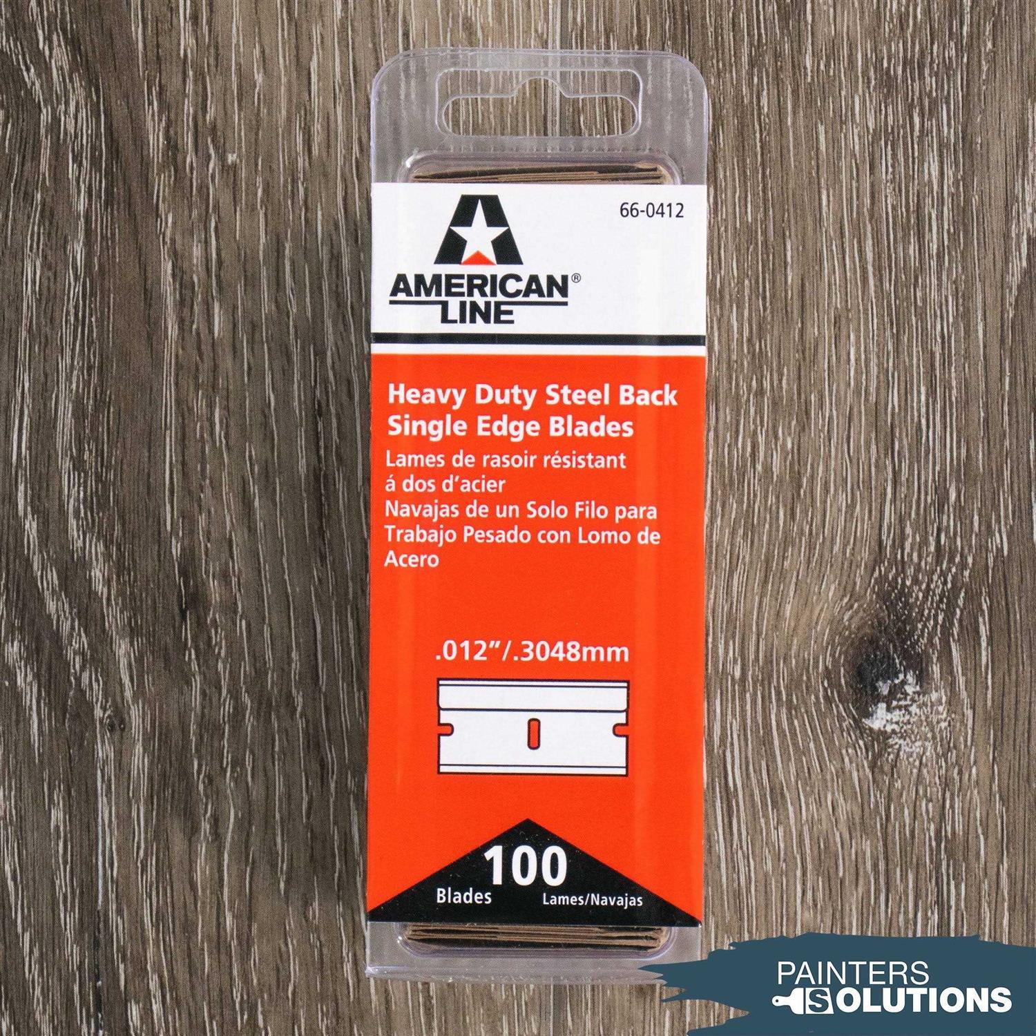 American Safety Razor Single Edge Blade Steel Back 66-0412-0000 - Cheap Fitting