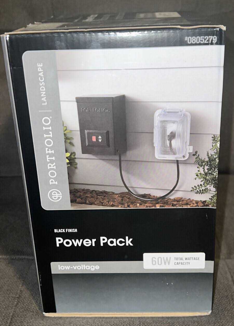 Portfolio 60-Watt 12-Volt Multi-Tap Landscape Lighting Transformer with Digital Timer with Dusk-to-Dawn Sensor - Cheap Fitting