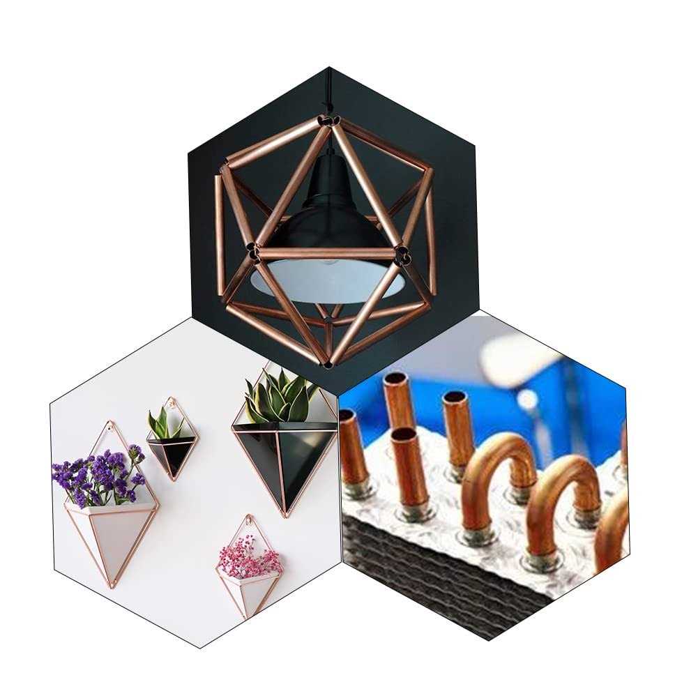 Tynulox OD 99.9% Copper Tube 0.5mm Wall × 300mm Length × - Cheap Fitting