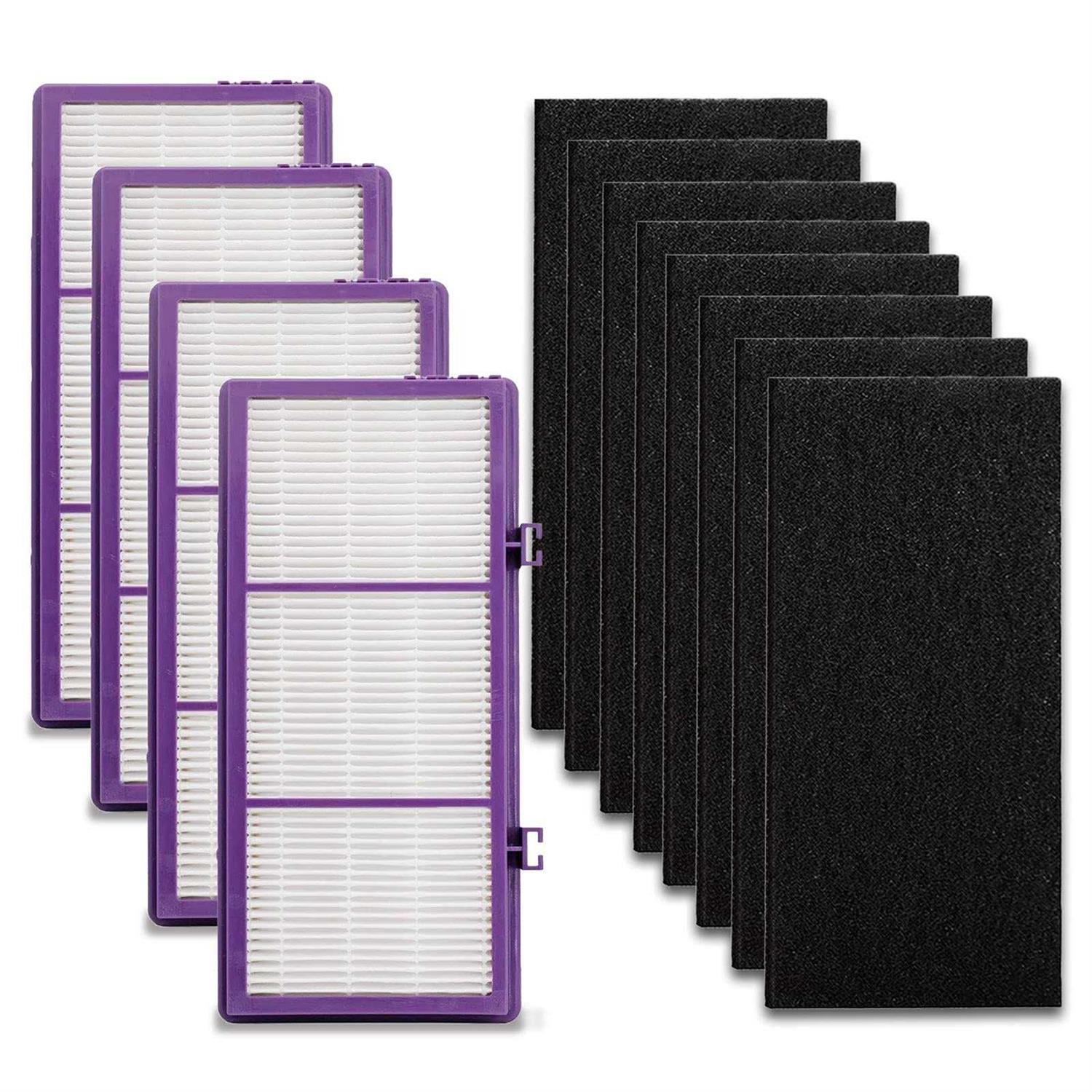 Colorfullife Colorfullfe Performance Plus Filter for Holmes Aer1 True Filter, Replacement HAPF300AP-U4, 4 Filter and 8 Carbon Filters - Cheap Fitting