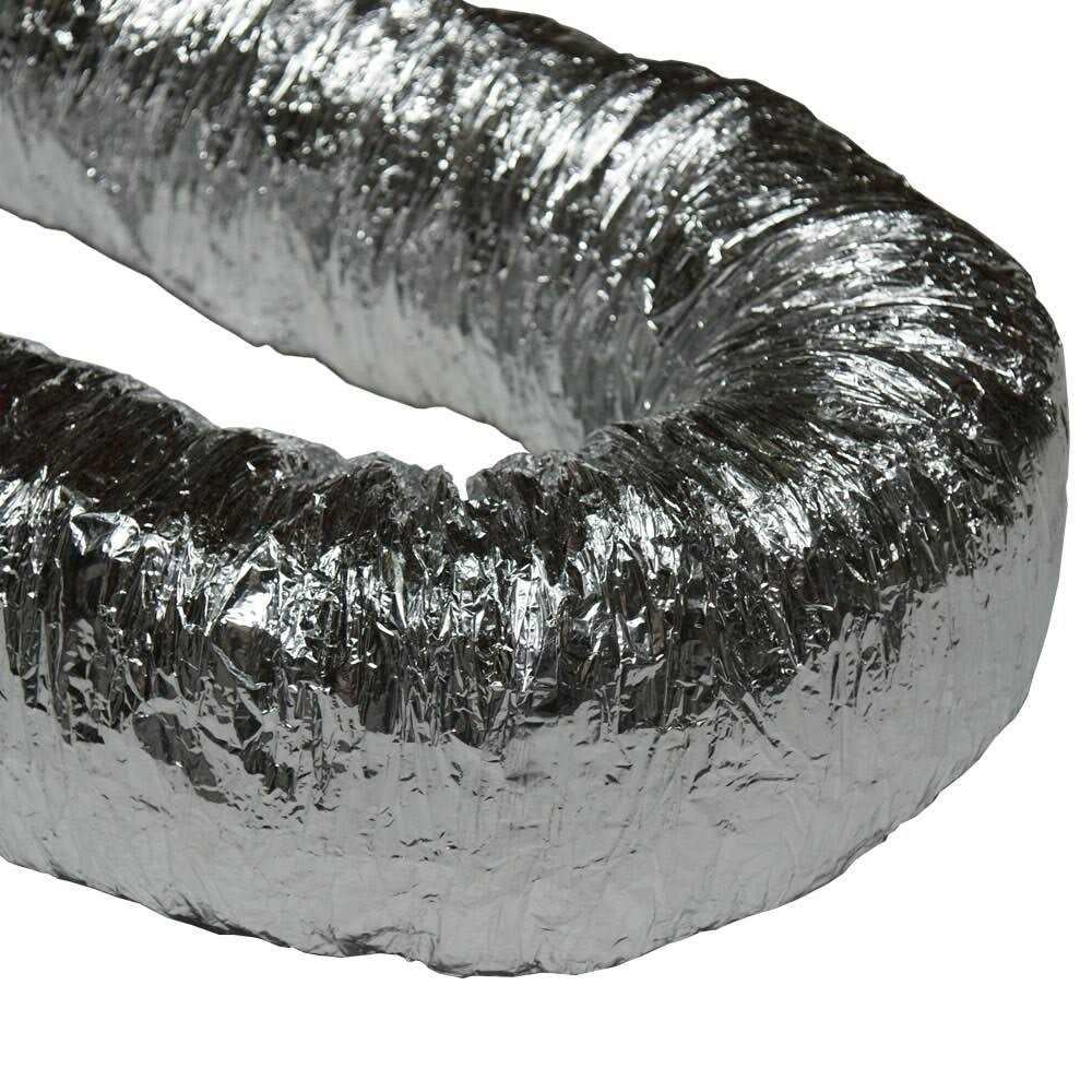 Rubber-Cal HVAC Insulated-Flex Ducting Ventilation Duct Hose - Cheap Fitting