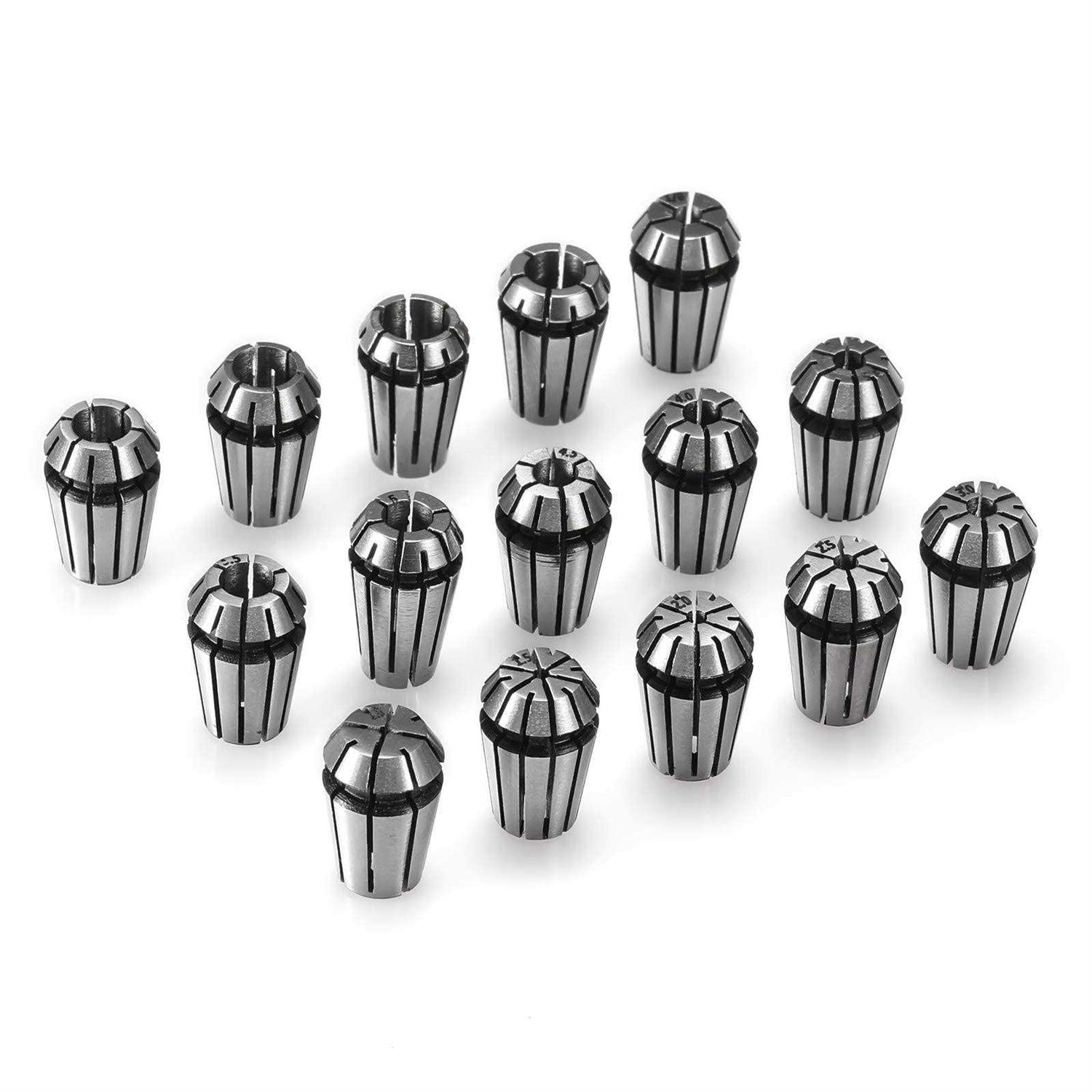Genmitsu 15pcs ER11 Precision Spring Collet Set for Cnc Engraving Milling Lathe Chuck Tool - Cheap Fitting