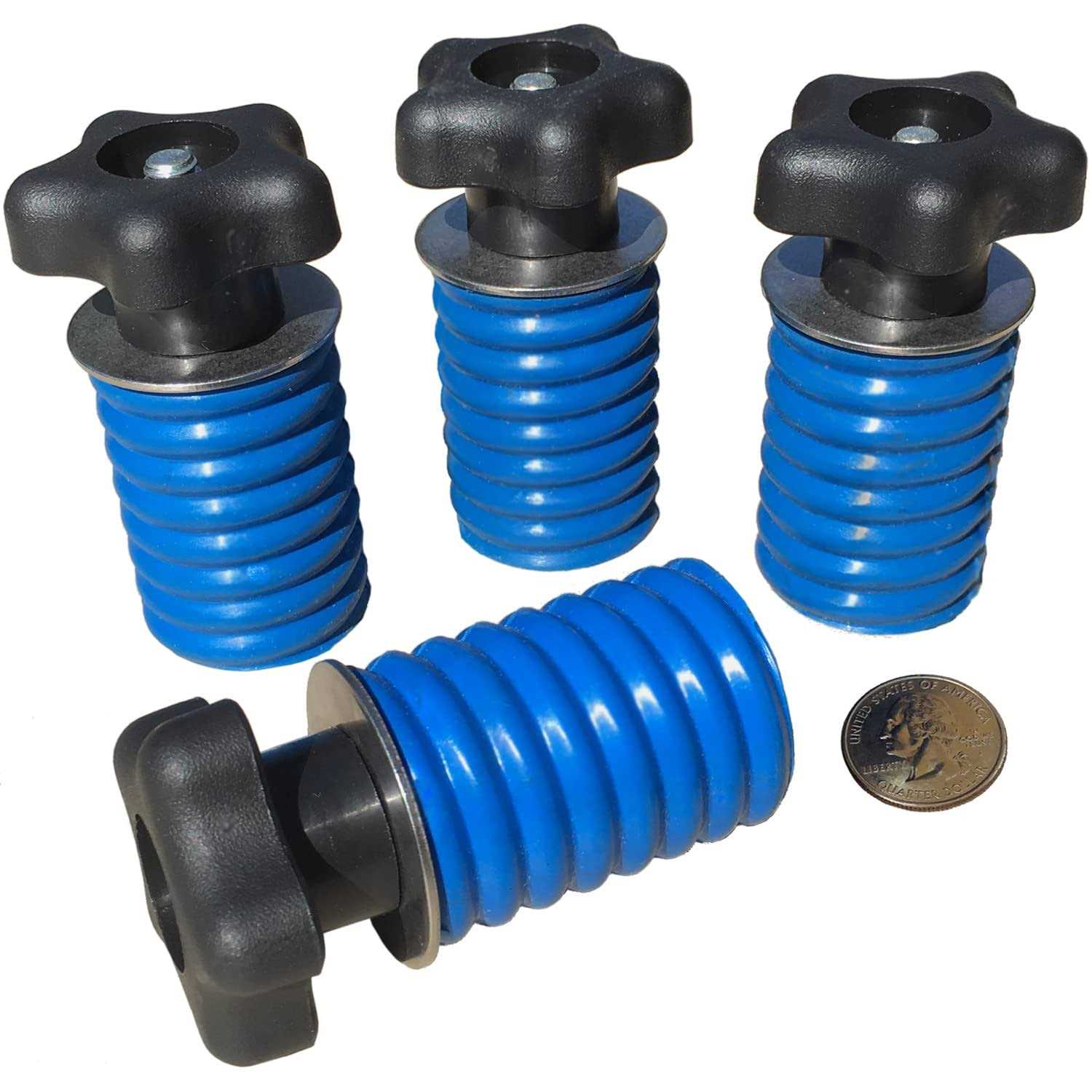 Grippro Atv Anchors to fit Polaris Ranger Lock & Ride Knob Tie Down Anchor Kit - Cheap Fitting