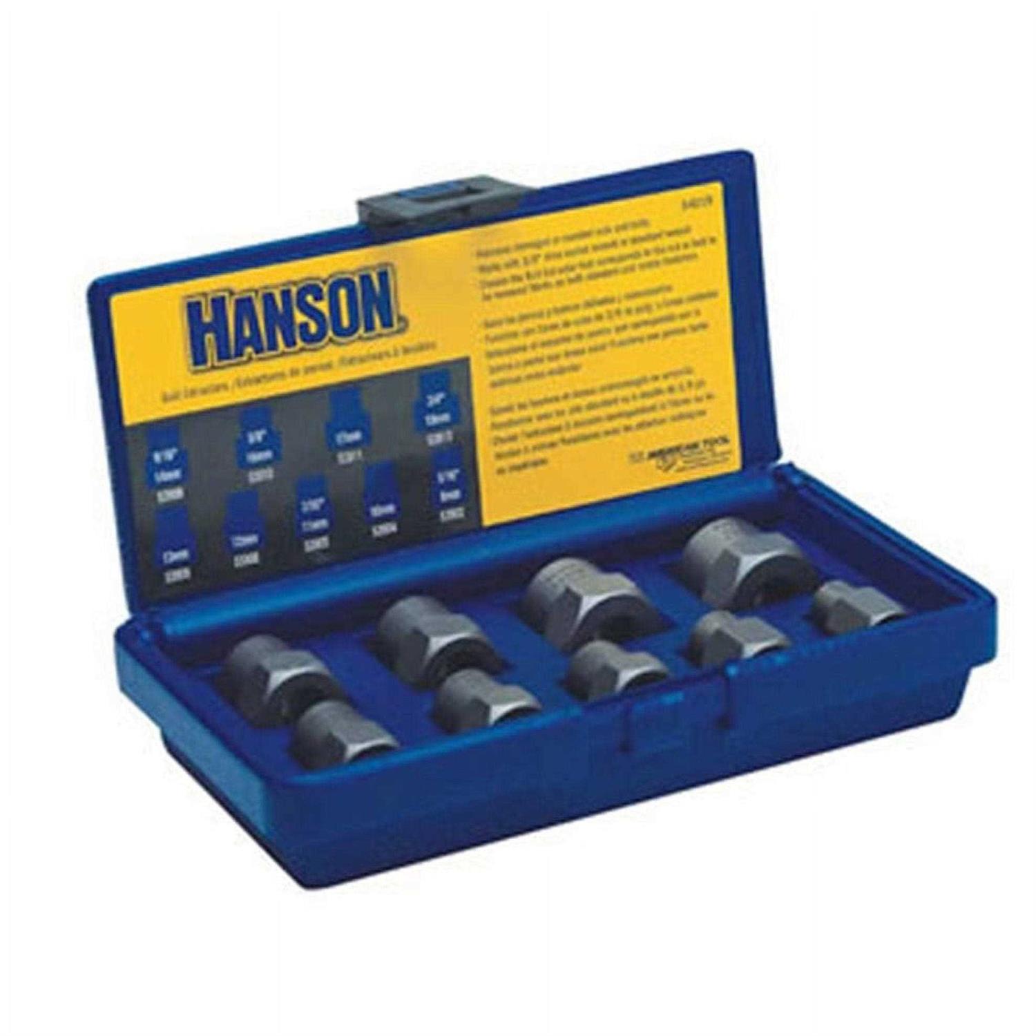 Irwin Hanson 54019 9 Piece Metric Bolt Extractor Set - Cheap Fitting