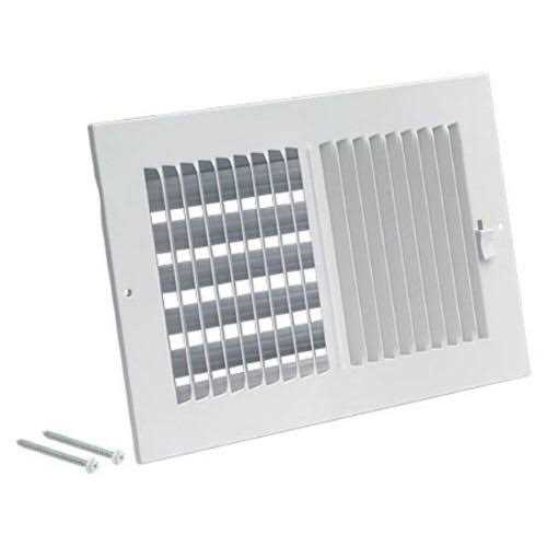Ez-flo 14 in. x 6 in. 2-Way Steel Wall/Ceiling Register - Cheap Fitting