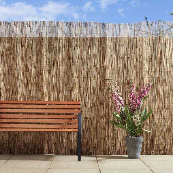 Backyard X-Scapes H X Natural Reed Fence - Cheap Fitting