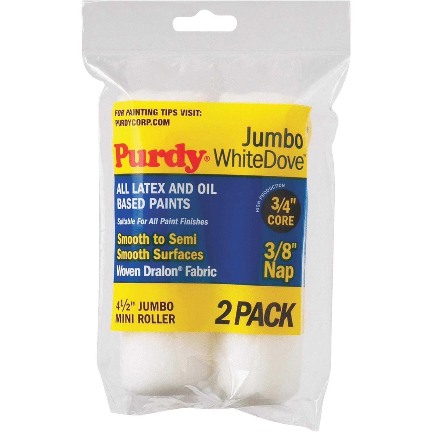 Purdy White Dove Jumbo Mini Roller Cover - Cheap Fitting