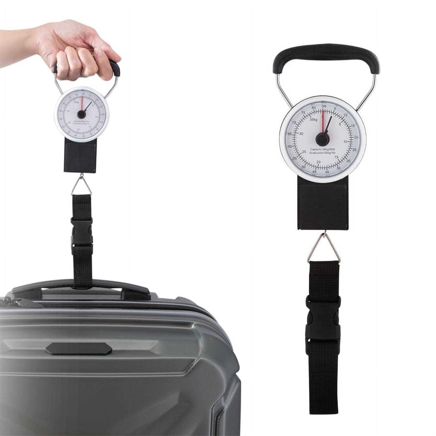 Protege 80lb Capacity Manual Travel Luggage Scale with Strap - Cheap Fitting