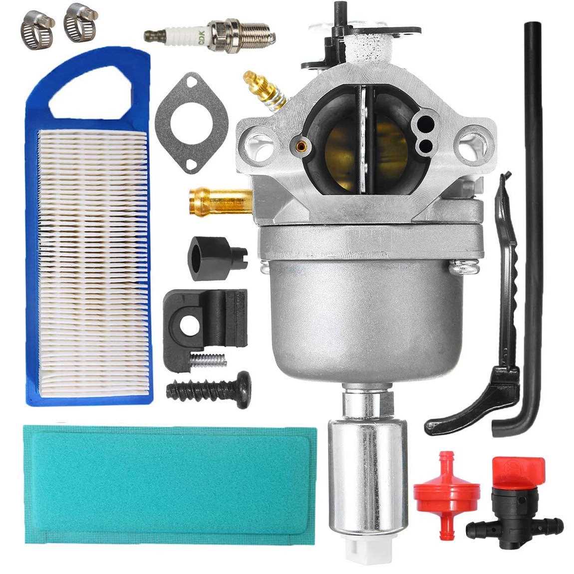 LEIMO KPARTS 799727 Carburetor for Briggs & Stratton 799727 698620 794572 14HP 15HP 16HP 17HP 17.5 HP 18HP Intek Engines Lawn Tractor Mower Nikki Carb - Cheap Fitting