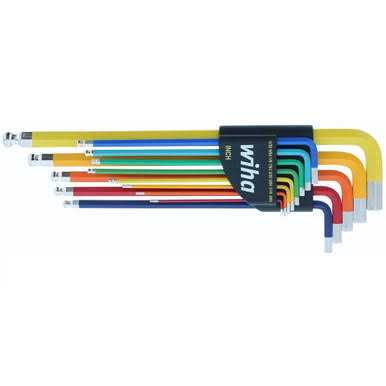 Wiha Ball End Color Coded Hex L-Key Set - Cheap Fitting