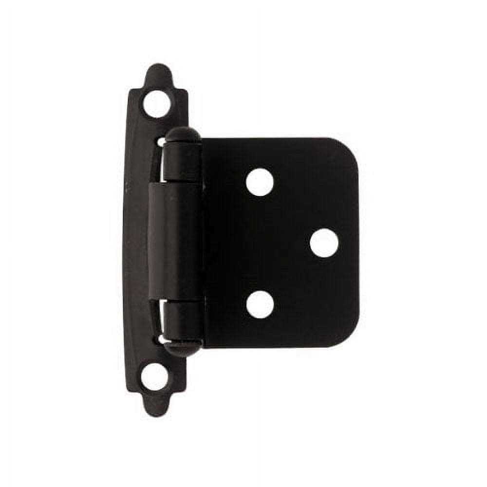 Liberty Matte Black Self-Closing Overlay Cabinet Hinge - Cheap Fitting
