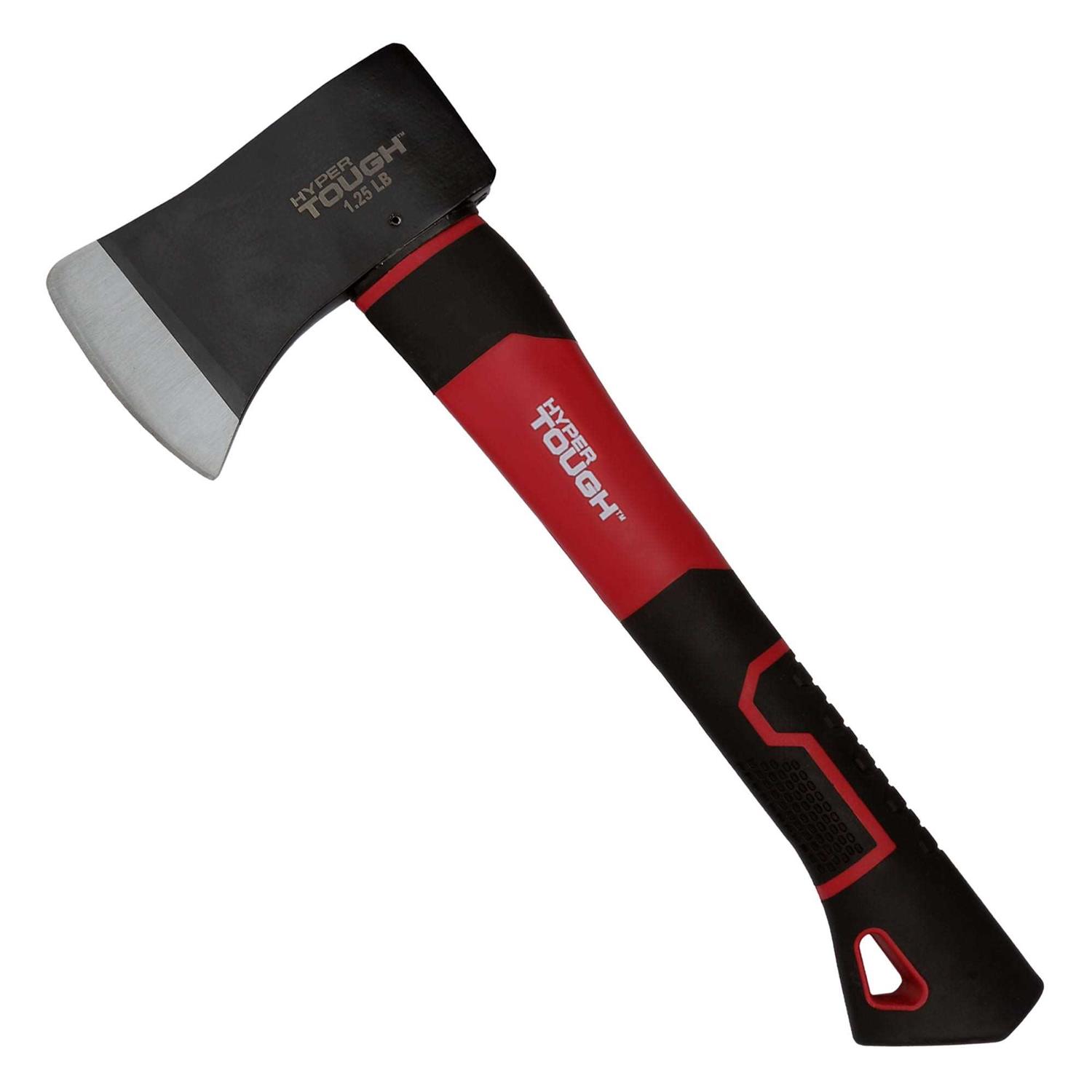 Hyper Tough Camp Axe with Double Injection Fiberglass Handle - Cheap Fitting