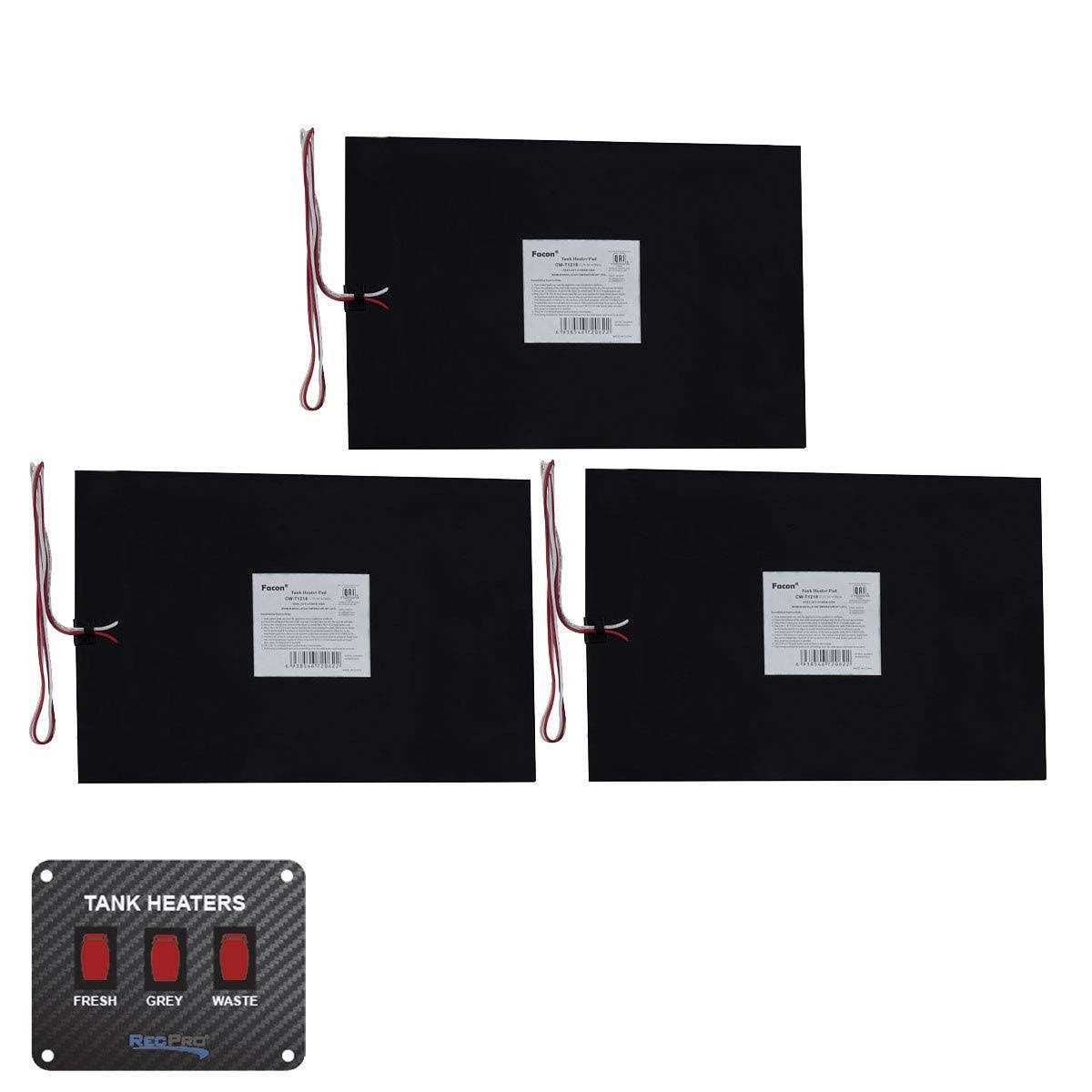 Recpro Rv Tank Heater Pad 12 x 18 Fresh Water - Cheap Fitting