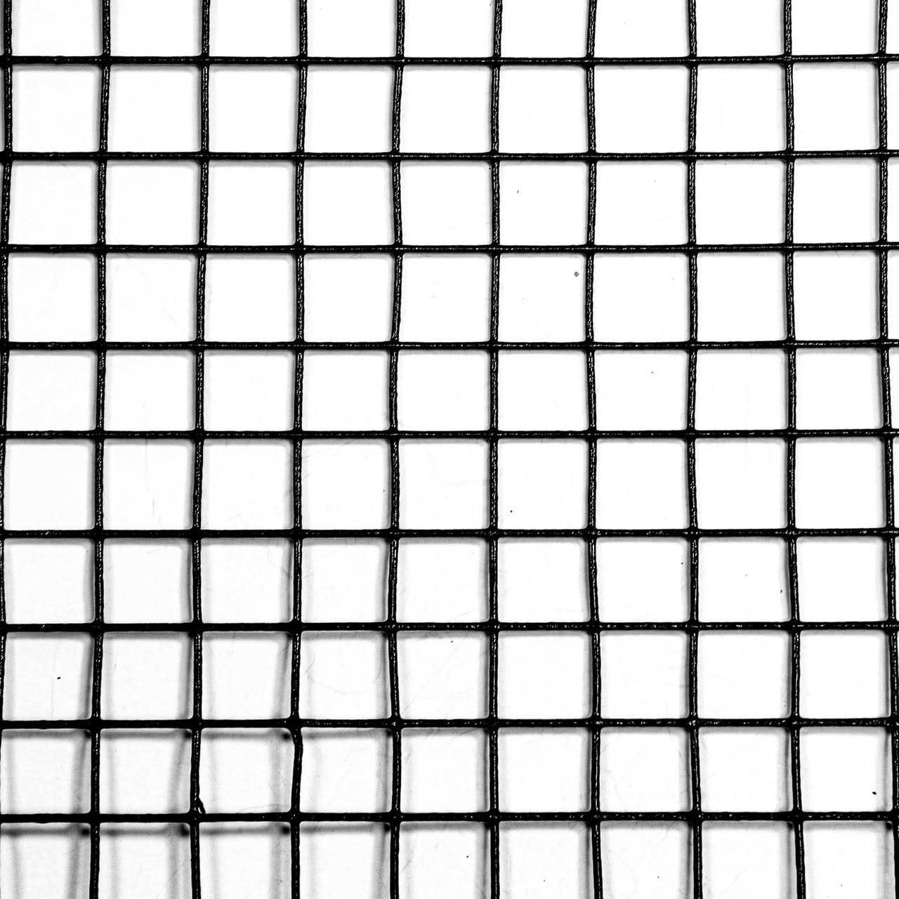 23 Gauge Galvanized Steel Black PVC Coated Hardware Cloth 0.5 x 0.5 Mesh - Cheap Fitting