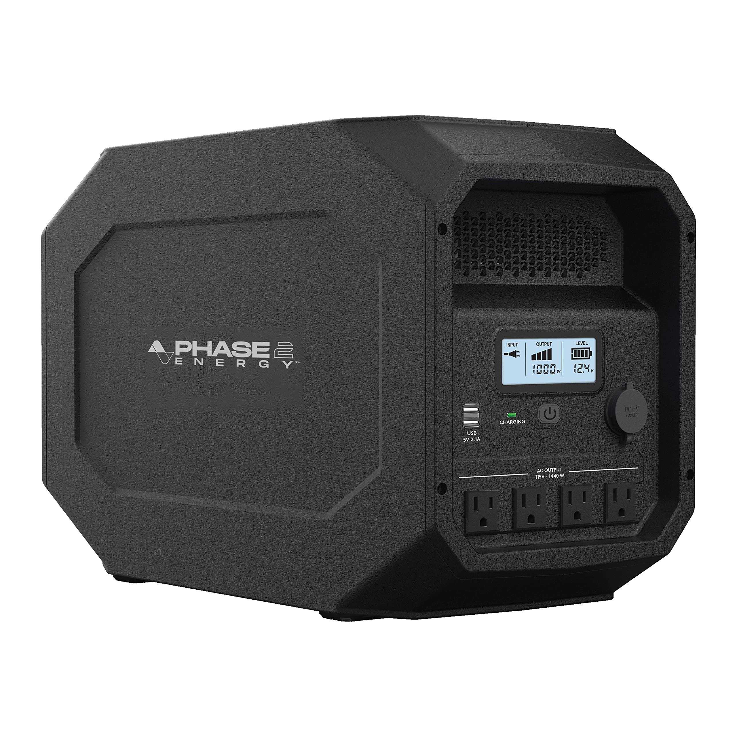 Phase 2 Energy PowerSource 660 Portable Power Station 660Wh Backup Battery - Cheap Fitting