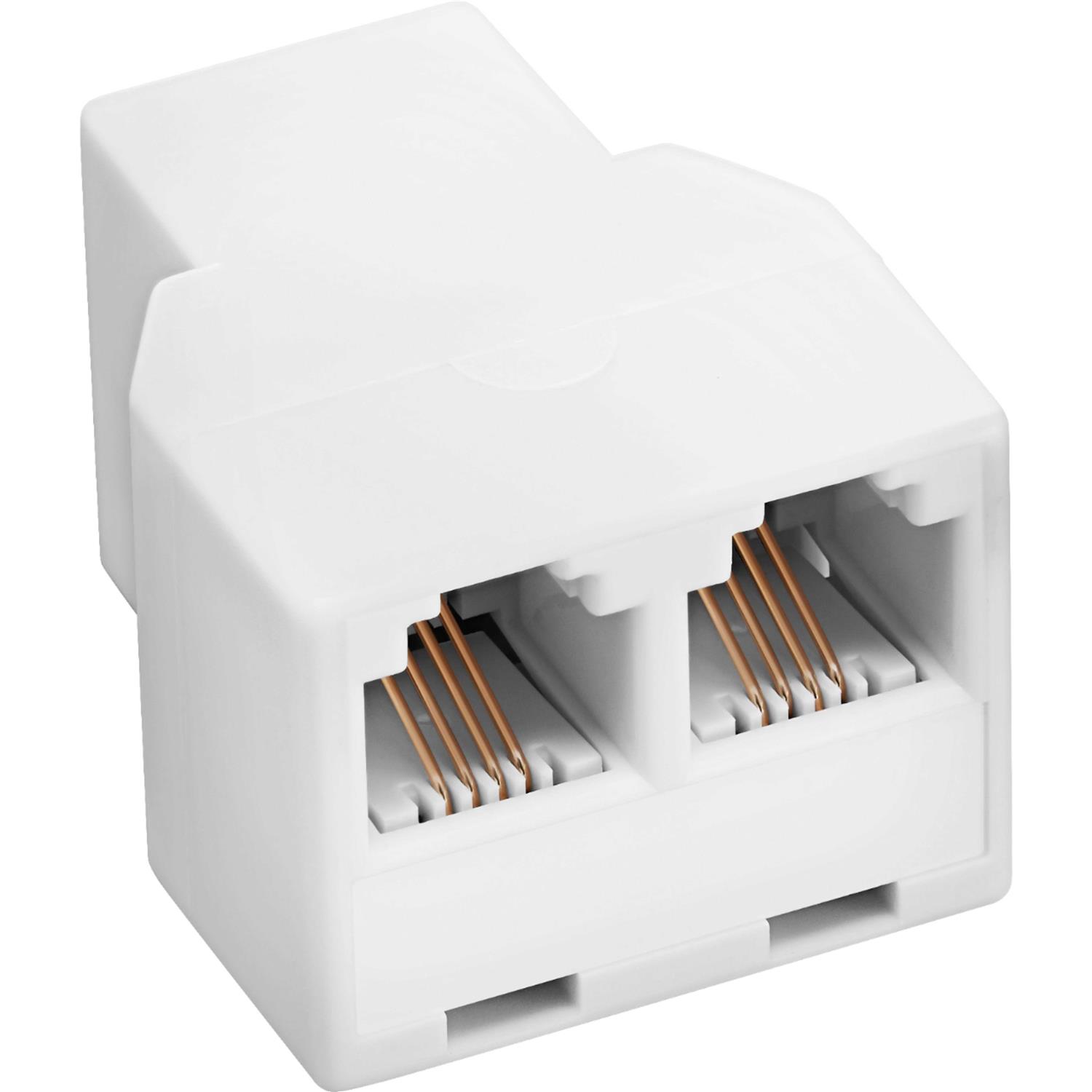 Insignia 2 Line Phone Cord Splitter - Cheap Fitting