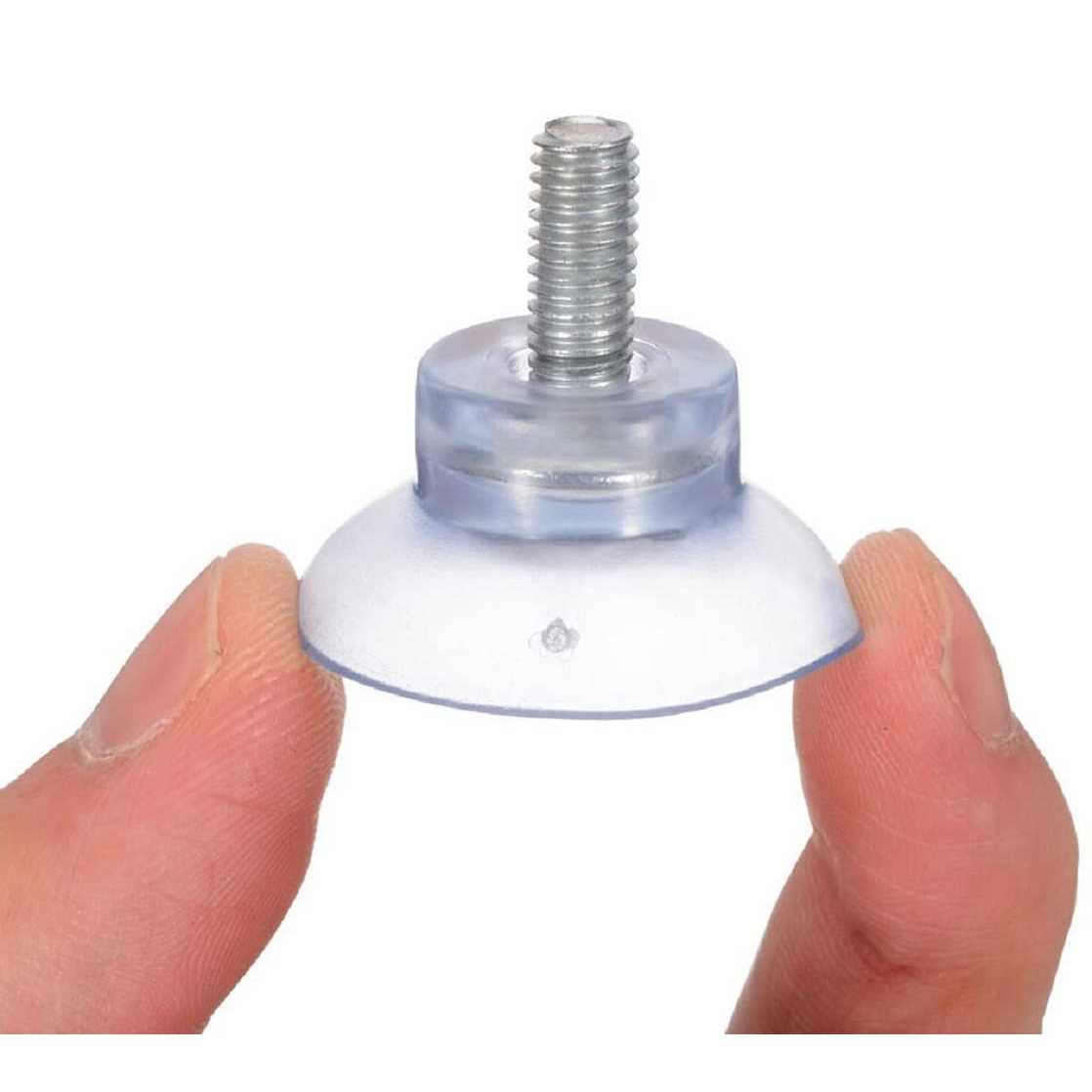 goodxy Set of 4 Rubber Strong Suction Cup Replacements for Glass Table Tops with M6 Extension Screw - Cheap Fitting