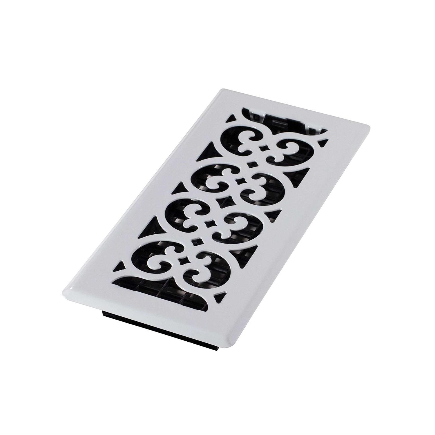 Decor Grates FS410-WH Floor Register - Cheap Fitting