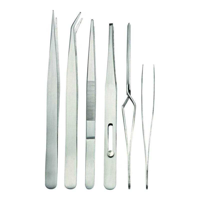 Hft 6 Piece Fine Point Tweezer Set for Electrical Soldering - Cheap Fitting