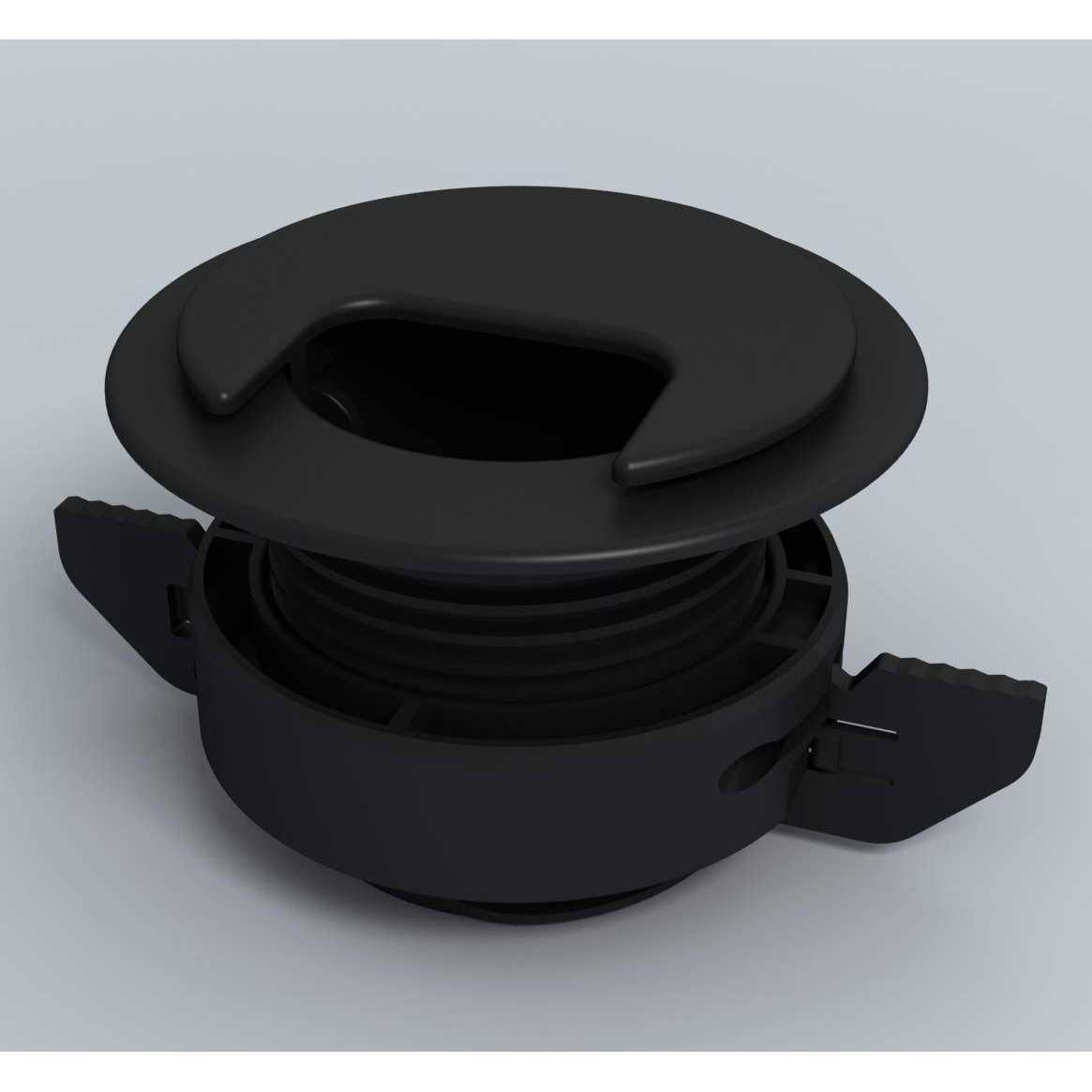 Twist Lock Grommet Cable Wire Cord Management Self Locking Grommet with Cover for Walls - Cheap Fitting