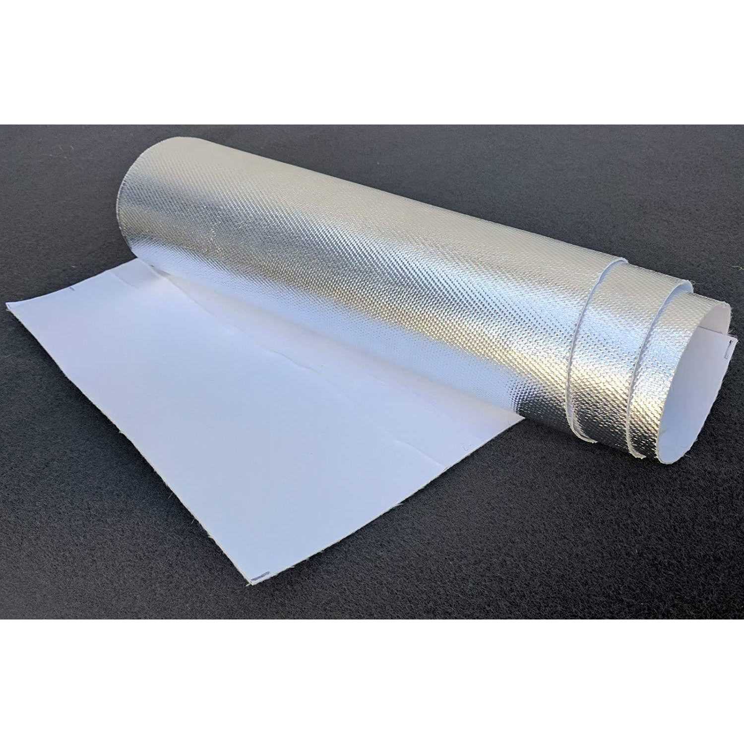 Wisauto Aluminized Heat Shield Thermal Barrier Adhesive Backed Heat Blanket - Cheap Fitting