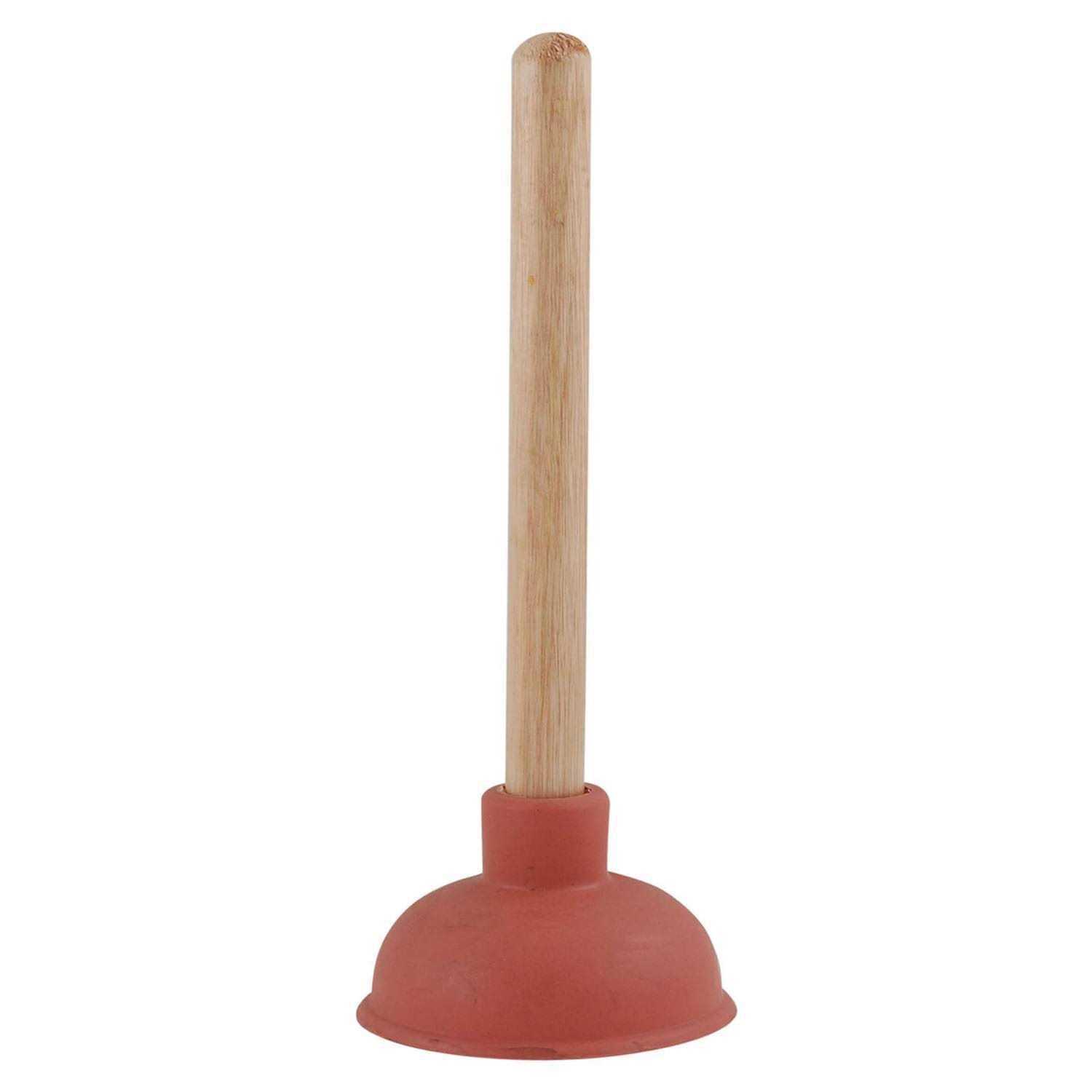 LDR Plunger with Wooden Handle - Cheap Fitting