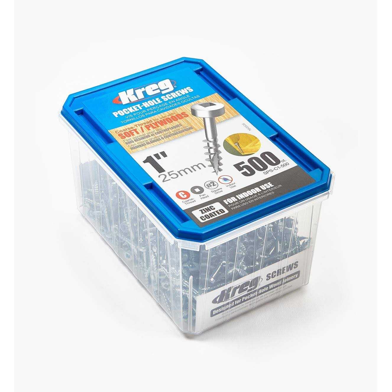 Kreg Zinc Pocket Hole Screw - Cheap Fitting