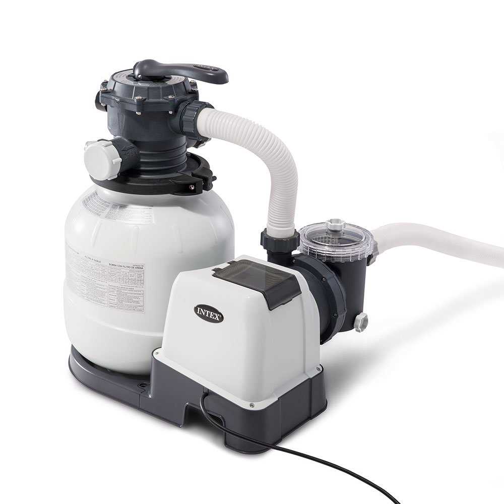 Intex 2100 GPH Above Ground Pool Sand Filter Pump with Automatic Timer - Cheap Fitting