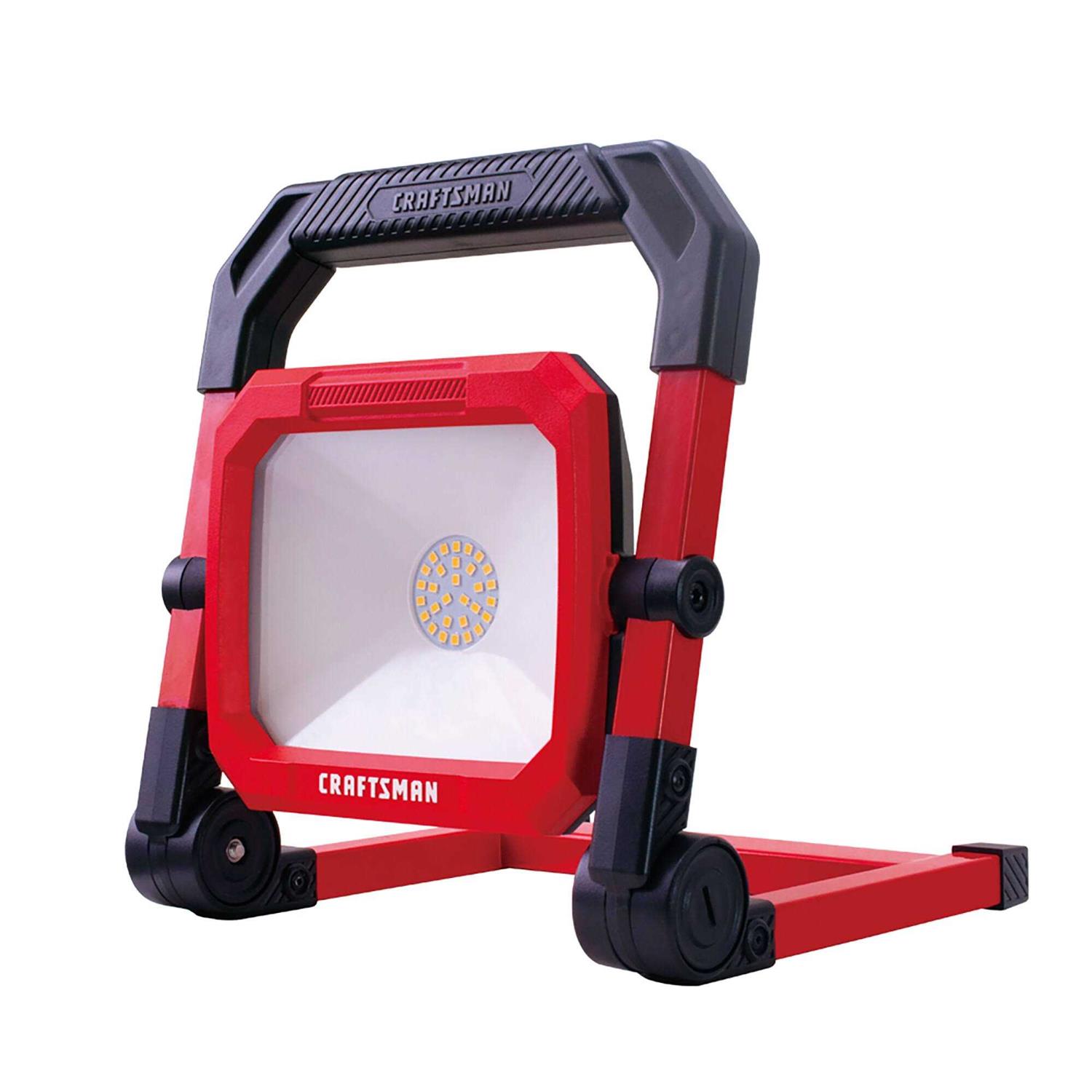 Craftsman 2000-Lumen Led Red Portable Work Light - Cheap Fitting