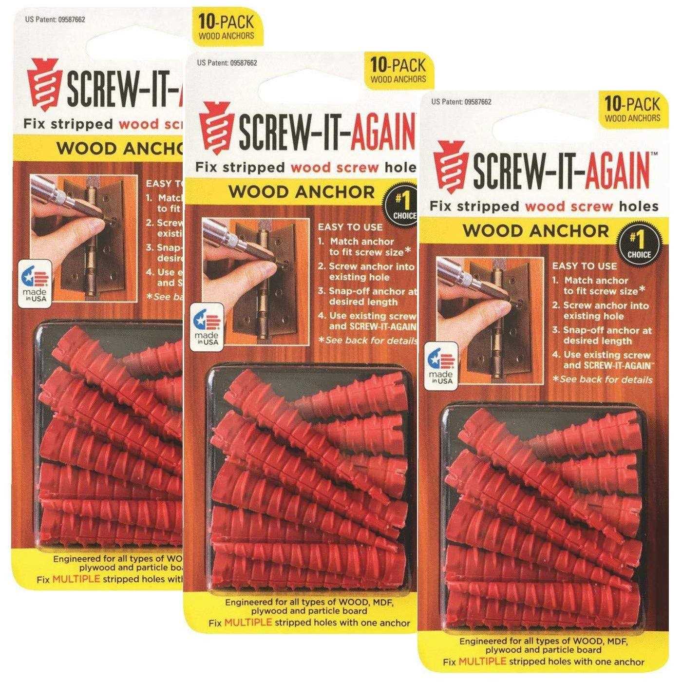 Screw It Again Pack of 3 - Cheap Fitting