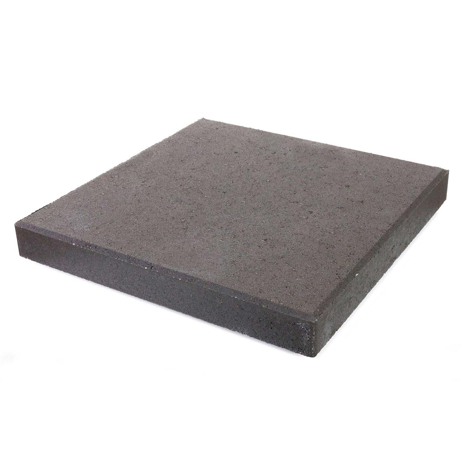 Pavestone 16-in L x 16-in W x 2-in H Square Slate/Smooth Concrete Patio Stone - Cheap Fitting