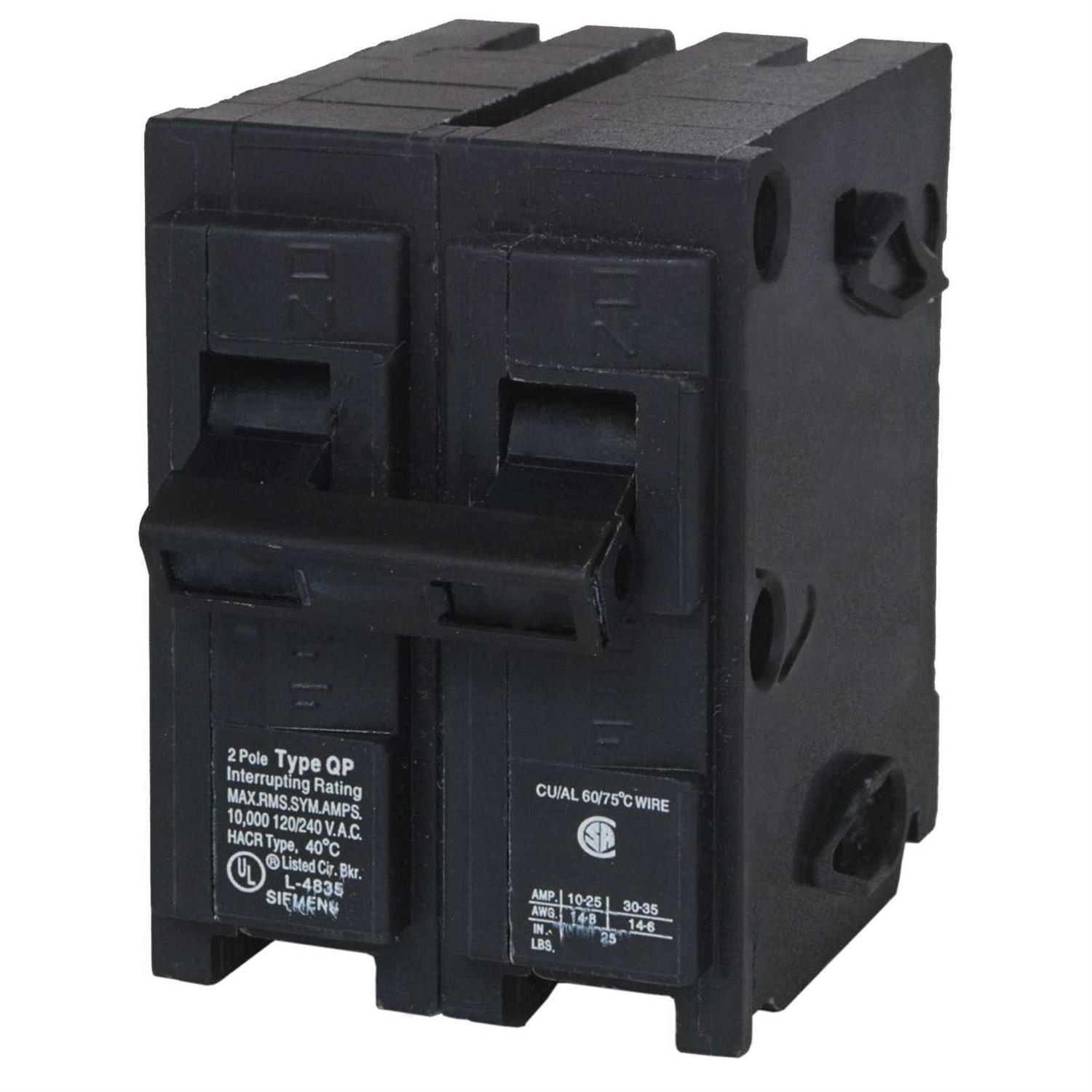 Siemens Q240 2 Pole Circuit Breaker - Cheap Fitting