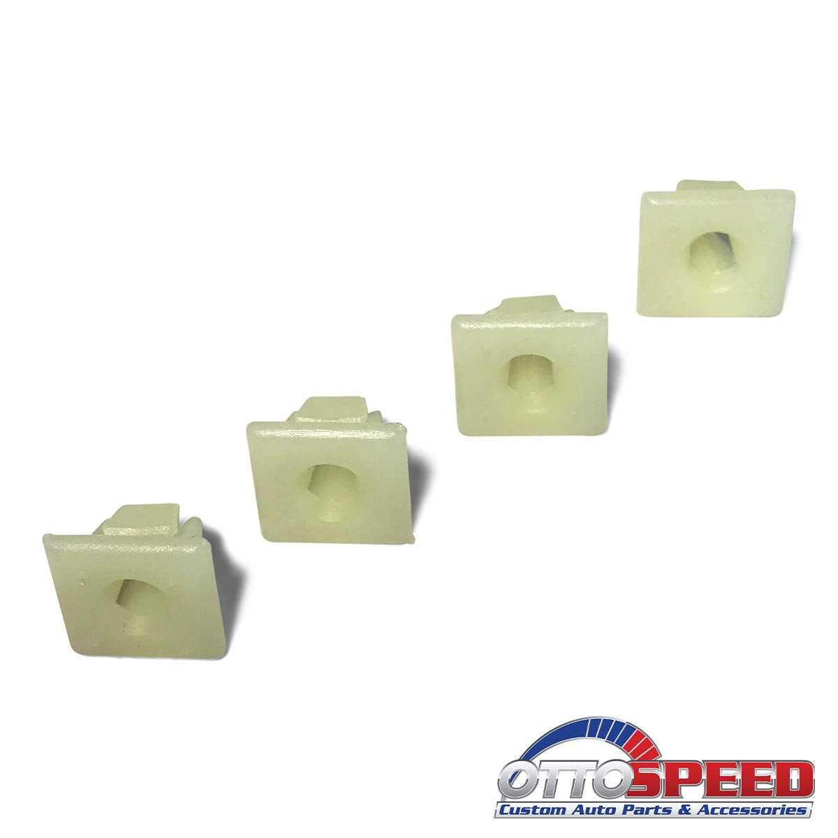 Ottospeed License Plate Screw Kit Black, OEM Style Fasteners with Nylon Screw Retainers for Mounting Front and Back License Plates on Cars - Cheap Fitting