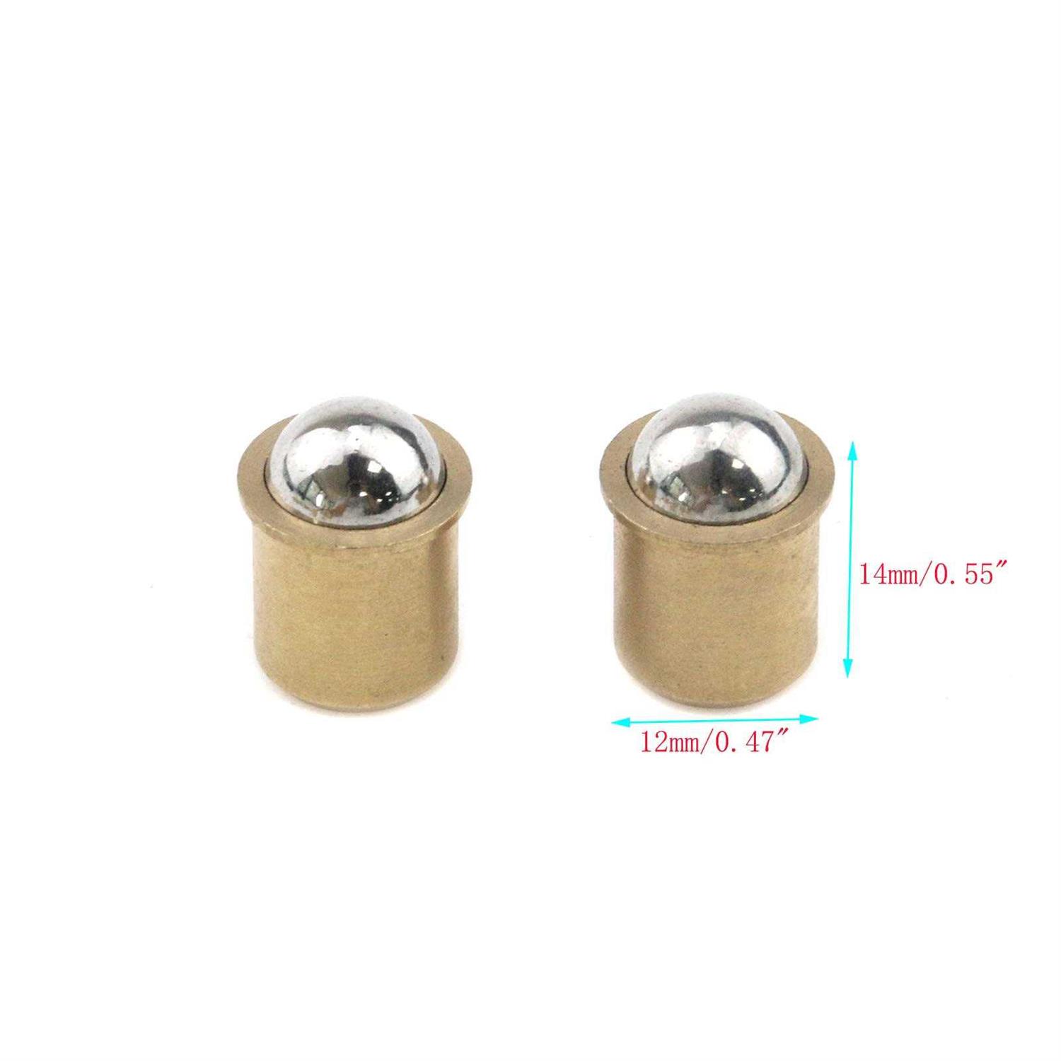 semetall closet Door ball catch Latch ball bearing Door catch adjustable spring ball latches brass drive-in ball catch closet - Cheap Fitting