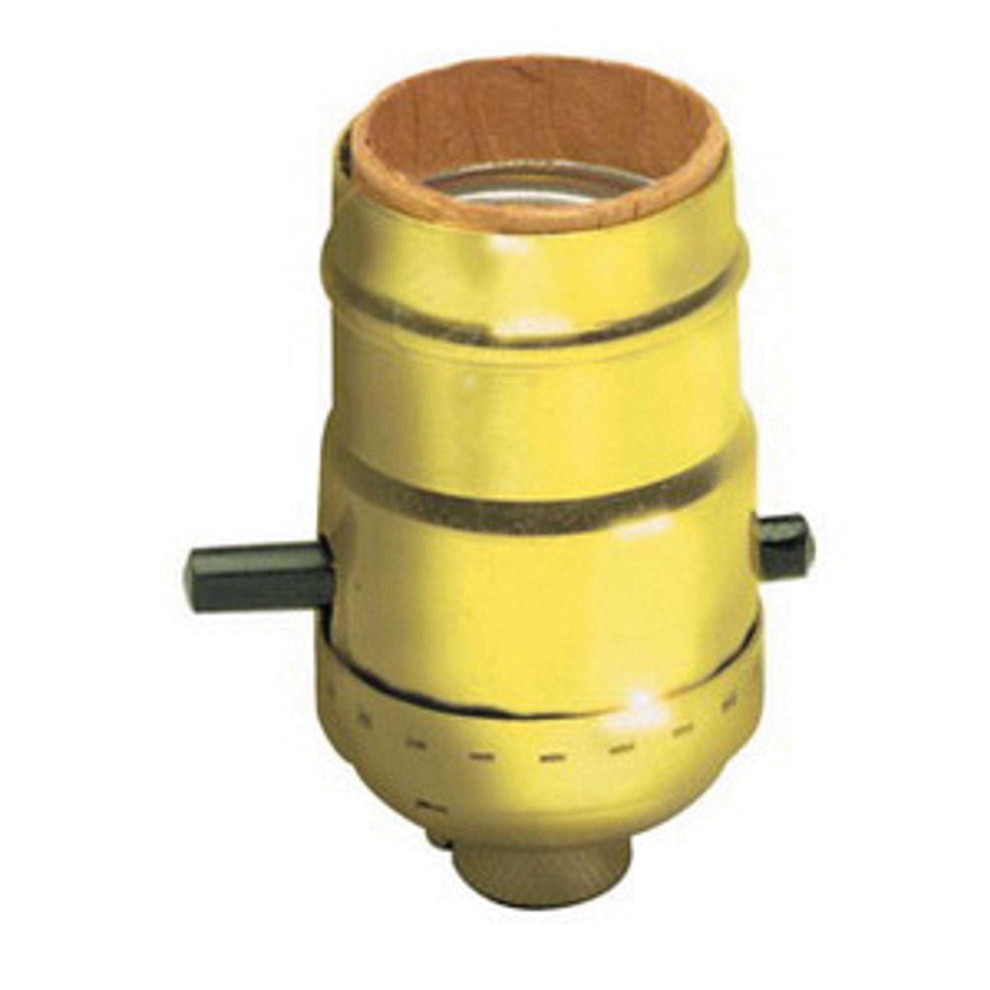 Leviton Push-Thru Lamp Socket - Cheap Fitting