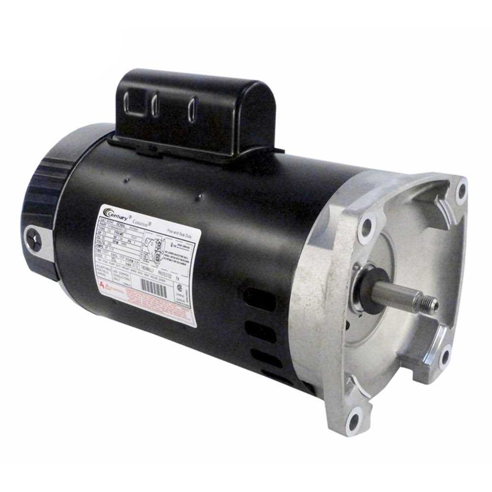 B2840V1 Century 2.5 HP 3450 RPM 56Y Frame 230V Square Flange Pool Motor - Cheap Fitting