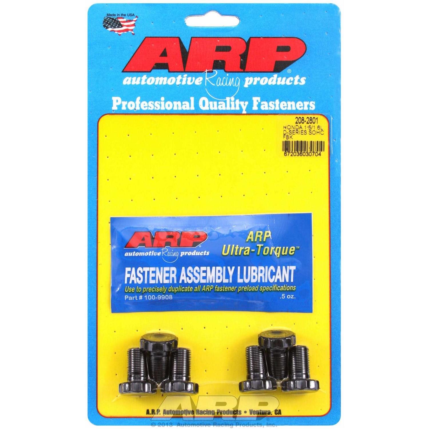 ARP 208-2801 Honda D Series 1.5L 1.6L SOHC Flywheel Bolt Kit - Cheap Fitting